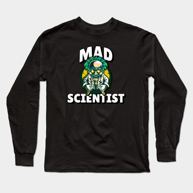 Mad Scientist Gear Long Sleeve T-Shirt by orbitaledge